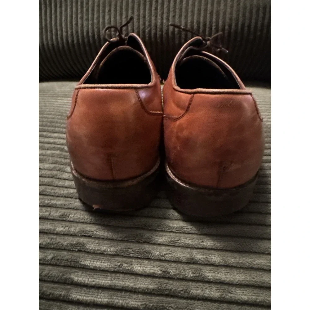 Cole Haan Lenox Hill Split Toe Leather Oxford Shoes Lt Brown Ms 13 M C11629 $250